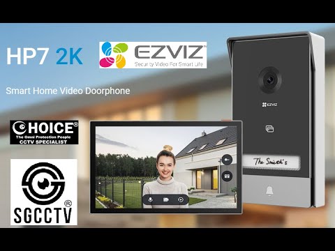 EZVIZ VIDEO DOORPHONE CS HP7 MOBILE APP Configuration 2.4GHZ 5GHZ 512GB SD 2-Way Audio CLOUD STORAGE