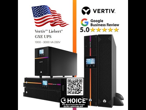 UPS Liebert Vertiv USA GXE 1–3kVA Industrial UPS System Uninterruptible Power Supply Singapore