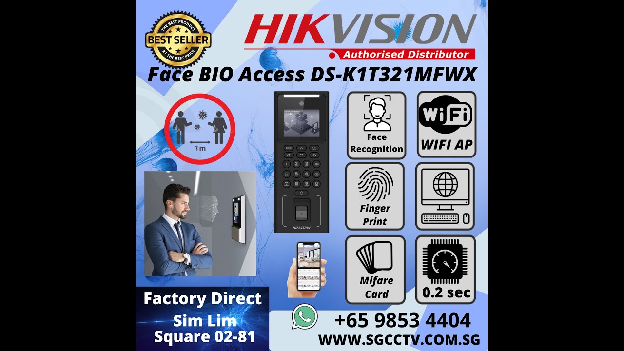 HIKVISION Facial Recognition DS K1T321MFWX Setup Guide Most Economy Face Access Fingerprint RFID
