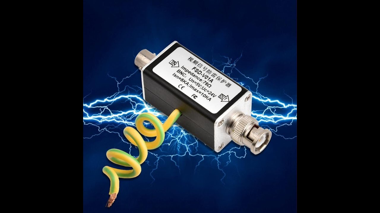 CCTV BNC Isolator CCTV Video Distortion Interference Coaxial Video Ground Loop Isolator Balun BNC.