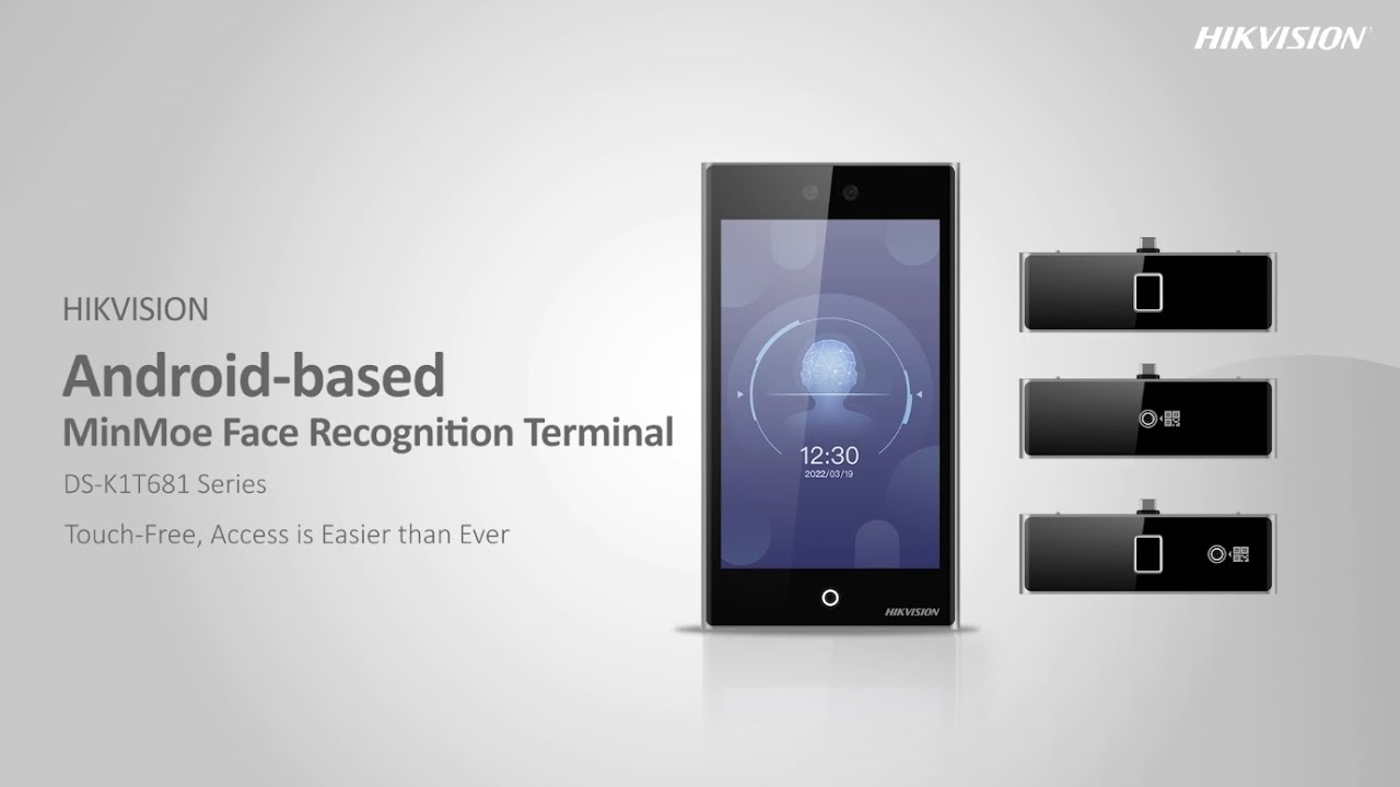 Android-based MinMoe Face recognition Terminal DS-K1T681 Series - Unboxing & Demonstration