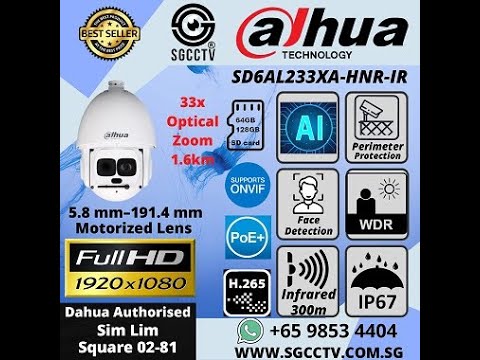 Dahua PTZ Camera SD49225GB HNR DH SD49225T HN Network Camera 2MP H 265+ ONVIF 25x Starlight Pan Tilt