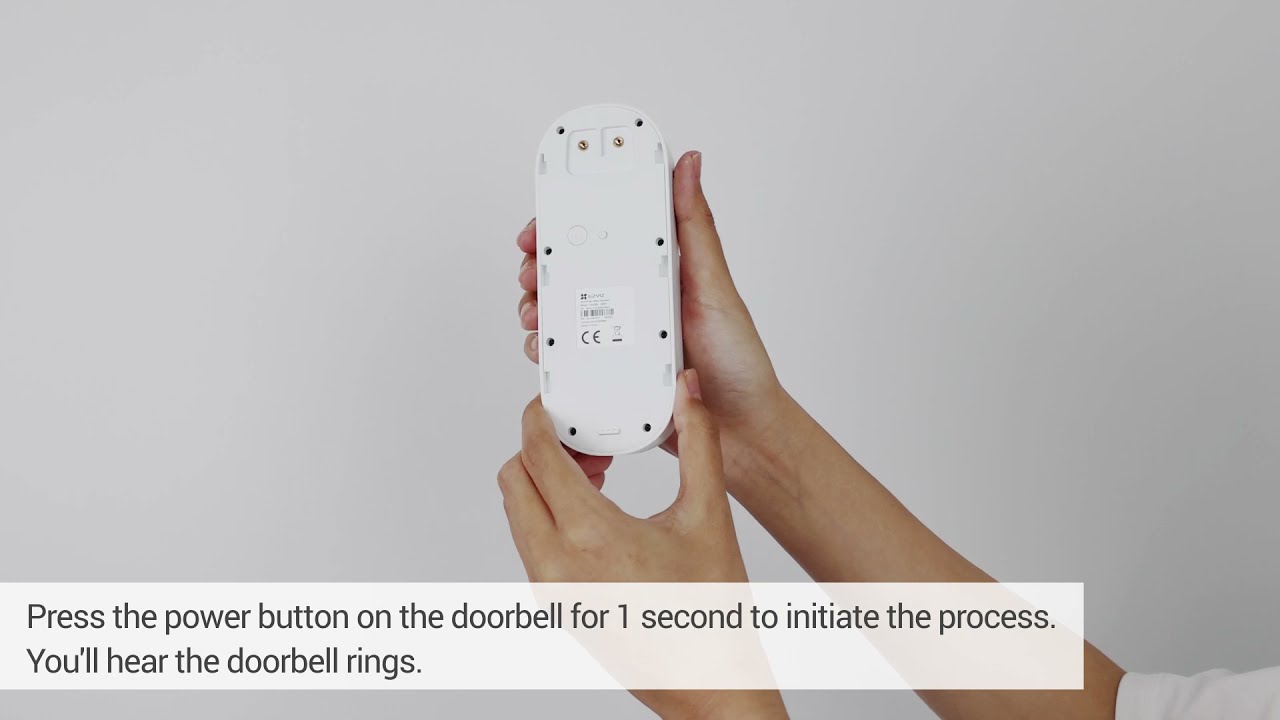 How to set up and install EZVIZ DB2 doorbell kit