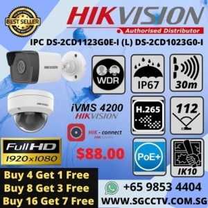 Hikvision Network Bullet DS-2CD1023G0E-I 2MP 1080P Full HD IR IP POE Network Bullet Camera SIM LIM PRICE CCTV INSTALLATION COMPANY OFFICE SHOP SCHOOL WAREHOUSE FACTORY HOME HIKVISION CAMERA 