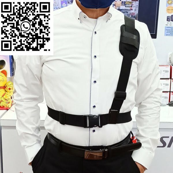 Body Worn Camera Harness Single POLICE BODY WORN Security Officer Enforcement Agency Front