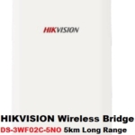 HIKVISION Wireless Bridge DS-3WF02C-5NO 5km Long Range 300Mbps High Speed 5GHz CPE Outdoor Weatherproof 10dBi 2x2 MIMO antenna smooth video enhanced by TDMA