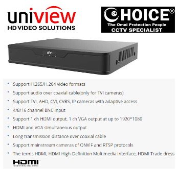 UNV UNIVIEW 16CH DVR XVR301-16G BEST PRICE DVR DIGITAL VIDEO RECORDER CCTV RECORDER BOX 16-channel Security System