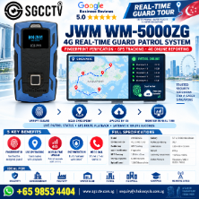 Guard Tour WM-5000ZG 4G LTE Fingerprint Guard Patrol Monitoring System RFID Guard Tour System Online Guard Tour GPS Location