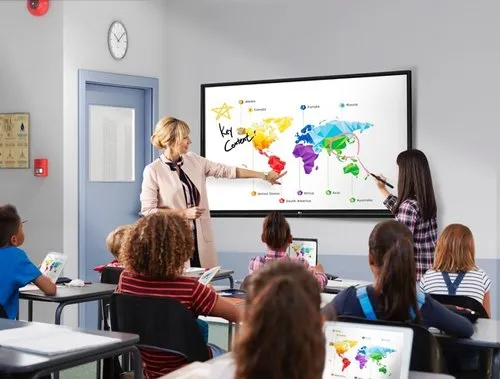 Interactive Whiteboard Hikvision DS-D5A75RB-A Smart Class Interactive Digital Board Advantages of Whiteboard for Classroom Online benefits for students