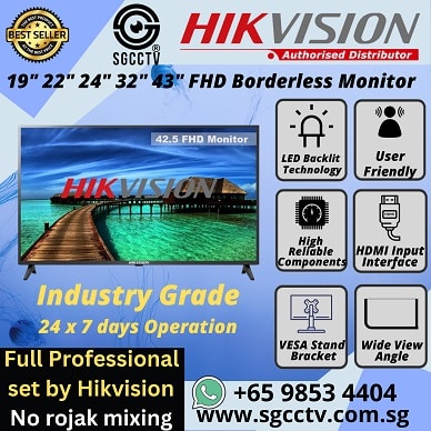 Hikvision Industry Monitor DS-D5043QE 19″ 22″ 24″ 32″ 43″ 24×7