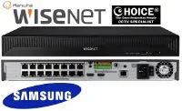 WISENET 16CH 20TB NVR XRN-1630S 16 PoE Ports to Cameras Samsung rename Wisenet Hanwha Military Sensitive Office Home Mall Government Agency CCTV Camera NVR