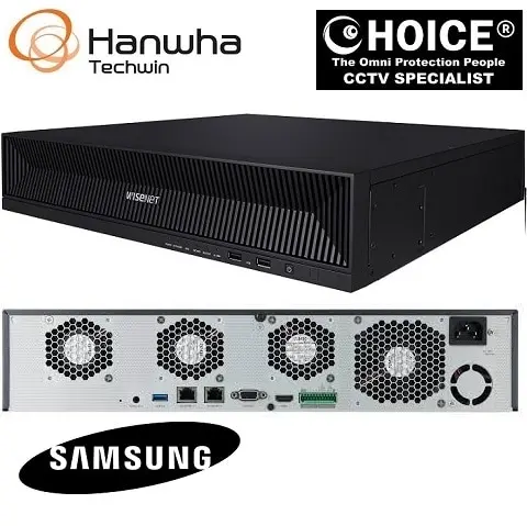 WISENET 16CH 4HDD NVR XRN-1620SB1 16 PoE Ports to Cameras South Korea Samsung Techwin Military Sensitive Office Home Mall Government Agency CCTV Camera NVR