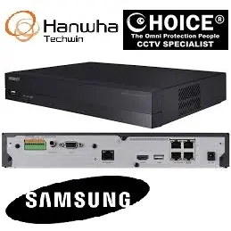 WISENET 4CH 8MP NVR XRN-420S South Korea Samsung HANWHA Techwin Military Sensitive Office Home Mall Government Agency Non-China CCTV Camera Security System