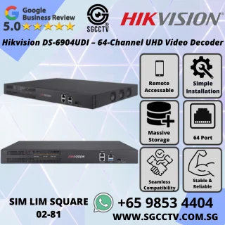 Hikvision Video Decoder DS-6901UDI DS--6904UDI IP signal to BNC Analog No Replacement of existing system just add-on CCTV Solution Service Repair Replace