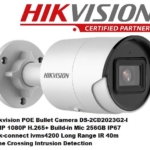 Hikvision POE Bullet Camera DS-2CD2023G2-I 2MP 1080P H.265+ Build-in Mic 256GB IP67 Hik-connect ivms4200 Long Range IR 40m Line Crossing Intrusion Detection