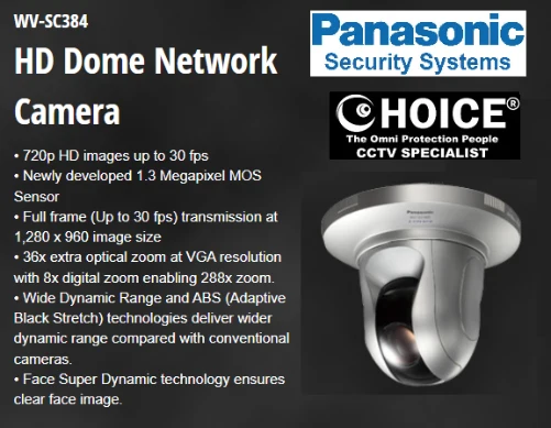 PANASONIC IP CAMERA WV-SC384 36X Pan Tilt ZOOM CCTV Camera Installation Repair CCTV Shop Sim Lim Square Camera Shop CCTV SINGAPURA Security System Supplier