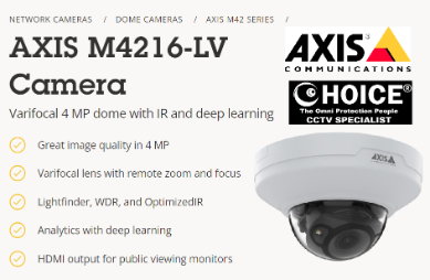 AXIS CCTV Camera DOME M4216-LV 4MP HDMI Forensic Cybersecurity CCTV Store Security System Singapore AXIS Camera Repair Replace