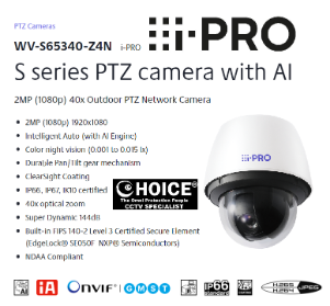 IPRO PANASONIC AI PTZ CAMERA WV-S65340-Z4N 4K Ultra HD Auto Tracking NDAA National Defense Authorization Act NDAA compliant