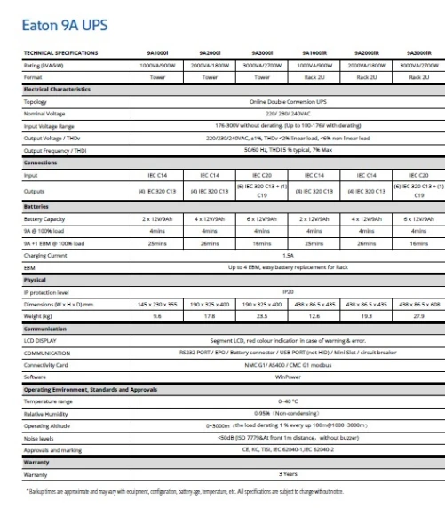 EATON UPS Uninterrupted POWER SUPPLY 5A700IUNI Singapore