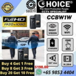 Body Worn Camera CCBW1W 95g Lite Weight Police Body Worn WIFI Live Stream Security Enforcement Public Harassment Video Evidence Mobile Camera School Security