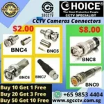 CCTV BNC CONNECTOR CCTV INSTALLATION Analog IP Video bnc connector to cctv camera CCTV Camera Connectors HOME DIY cctv installation Coaxial Analog Video
