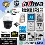 Dahua AI Camera SD2A200-GN-A-PV SD2A500 Full Colour Sony Starvis IP66 2 Way Audio Human Detection