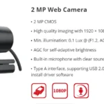HIKVISION FULL HD WEBCAM DS-U02 Professional Online ZOOM Conference meeting Clear Audio Microphone Sharp Contrast High Resolution Plug and Play User Friendly