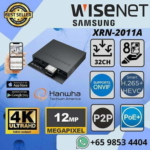 WISENET 32CH 8HDD NVR XRN-2011A South Korea Samsung HANWHA Techwin Military Sensitive Office Home CCTV Camera Security System