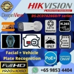 HIKVISION LICENSE PLATE CAMERA DS-2CD7A26G0-P-IZHS8 LPR License Plate Recognition ANPR Bullet IP Camera Security system supplier