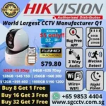 HIKVISION Wireless CCTV Camera Installation Hikvision CCTV Security Camera IP CAMERA Hikvision Q1 CCTV Security Camera Singapore