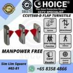 Turnstile CCUT560D Flap Access Control Biometric Facial Recognition Direct Manufacturer Best Price