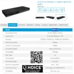 UTEPO Switch Singapore SF26P-LM 24 Ports 2 Gigabit PoE Switch Security system supplier CCTV Security system installation Burglar alarm store