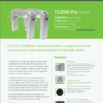 ZKTECO Tripod Turnstile TS2011Pro Single-lane Tripod Turnstile Cost-effective Productivity Entrance control system Built-in Reader Integration Fingerprint RFID