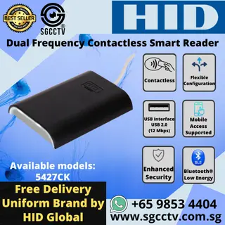 HID OMNIKEY Smart Card Reader 5427CK Dual Frequency Contactless Mobile Access CARD READER SINGAPORE Repair&Replace NEW