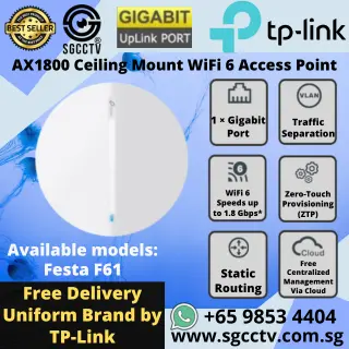 TP-LINK Ceiling Mount Access Point F61 Cheapest WIFI Router Access Point High Speed Switch Singapore Router Access Point Repair NEW