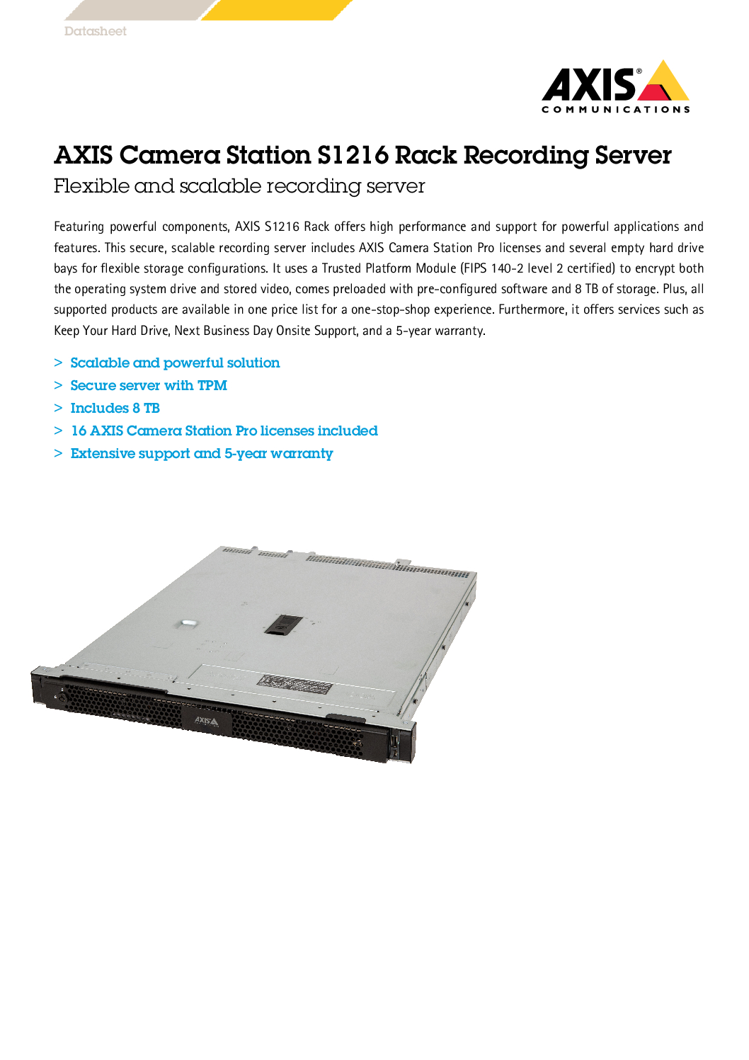 AXIS S1216 Tower Server with 8TB storage preloaded with AXIS Camera Station Supports 16 cameras Ideal for secure mid-sized surveillance systems NN 6 AXIS S1216 Tower Server with 8TB storage preloaded with AXIS Camera Station Supports 16 cameras Ideal for secure mid-sized surveillance systems NN - Image 6
