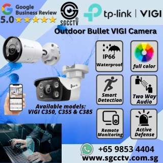 TP-Link IP Camera C350 C355 C385 Outdoor Full Color Camera Price CCTV Security Cameras Singapore Sim Lim Square Security Repair