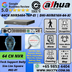 DAHUA NVR Promotion 64ch NVR5464-16P-EI NVR616H-64-XI 128ch DHI-NVR616H-128-XI CCTV CAMERA Security System Supplier