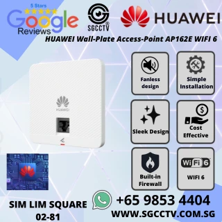 Huawei Wall Plate Access Point AP162E AX3000 Wi-Fi 6 Access Point Indoor Dual-Band AP Access Point Repair & Replace NEW HZ