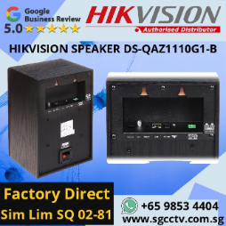 HIKVISION Network Cabinet Speaker DS-QAZ1110G1-B 10W Audio alerts Live Audio Broadcasting Customizable Settings Remote Management