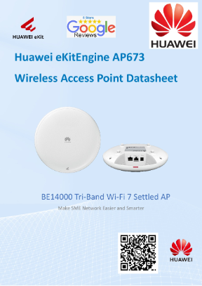 HUAWEI Router AP673 BE14000 Wi-Fi 7 Tri-Band 5GE Gigabit POE AP 3 Year Warranty Fast Speed BEST WIFI SINGAPORE Router Repair NEW