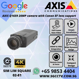 AXIS Q1659 20MP camera with Canon EF lens support repair and replacement services in Singapore for advanced security solutions NN 1 AXIS Q1659 20MP camera with Canon EF lens support repair and replacement services in Singapore for advanced security solutions