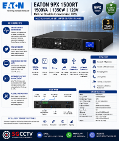 EATON 9PX 1500RT 1500VA 1350W 120V Online Double Conversion UPS Reliable Power Protection for Servers IT Systems UPS SINGAPORE