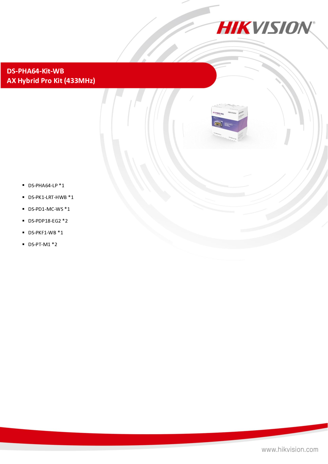HIKVISION WIRELESS ALARM DS-PHA64-Kit-WB Security System Supplier CCTV Security Alarm for Home Alarm System for Business 11 HIKVISION WIRELESS ALARM DS-PHA64-Kit-WB Security System Supplier CCTV Security Alarm for Home Alarm System for Business - Image 11