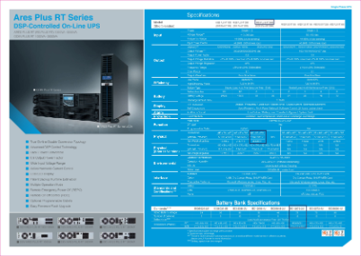 ABLEREX UPS Ares plus 3kva RT 3kVA 2.7kW SNMP 6 Batteries Rack Mount Quarterly Maintenance of UPS Uninterrupted Power Supply NEW