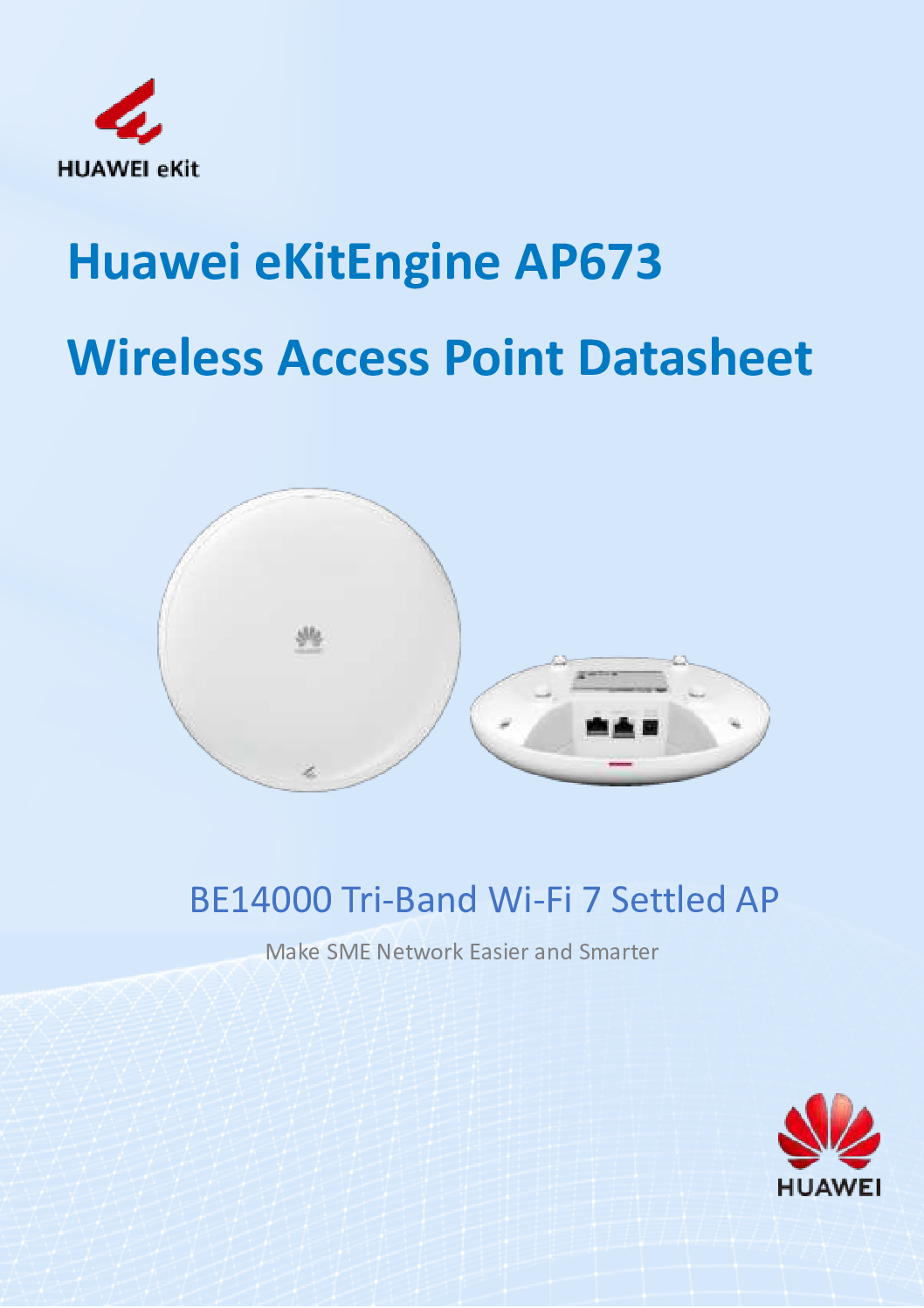 HUAWEI BE14000 Wi-Fi 7 Tri-Band 5GE Settled AP DB 4 HUAWEI BE14000 Wi-Fi 7 Tri-Band 5GE Settled AP DB - Image 4