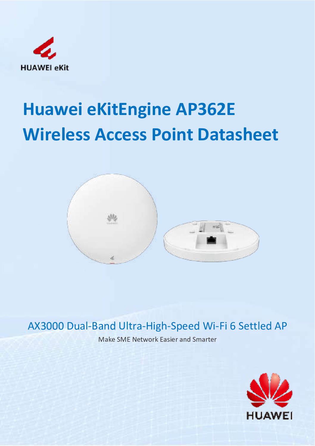 AX3000 Wi-Fi 6 Dual-band Gigabit Settled AP | AP362E DB 2 AX3000 Wi-Fi 6 Dual-band Gigabit Settled AP | AP362E DB - Image 2