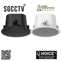 Hanwha Wisenet SPA-W100B/SPA-W100W Output Level: +6dBV ± 3dB Frequency Response: 20Hz ~ 20kHz Amplifier: Built in 10W Class D NEW UB 7 Hanwha Wisenet SPA-C100B/SPA-C100W Ceiling Speaker Internal Memory: 1 GBytes Max. Sound Pressure Level: 100dB Sensitivity (1Watt): 90dB NEW