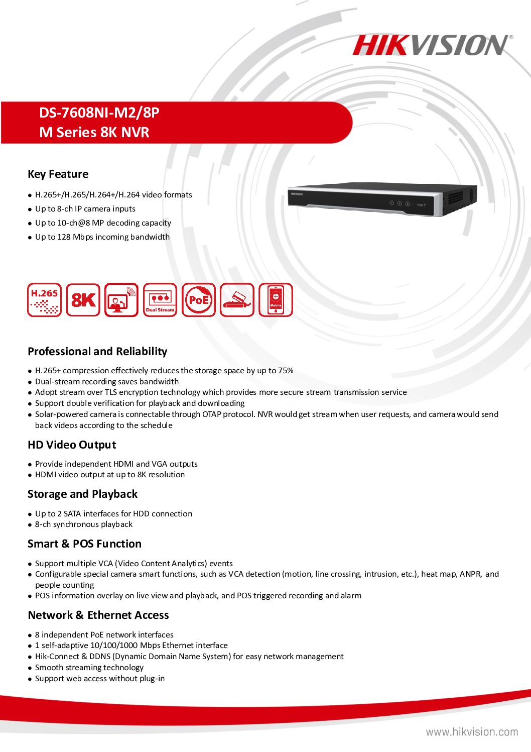HIKVISION NVR FOOD RETAIL POS DS-7608NI-M2-8P Point of Sales CCTV Repair Replace HOW to Integrate CCTV-Camera with POS-system 7 HIKVISION NVR FOOD RETAIL POS DS-7608NI-M2-8P Point of Sales CCTV Repair Replace HOW to Integrate CCTV-Camera with POS-system - Image 7