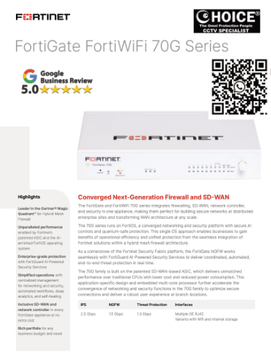 Fortinet Firewall FortiGate-70G Cyber Security Singapore Patching Hardening Close Ports Top Security Firewall Switch Router